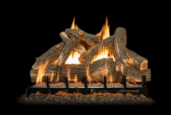 patio fireplace logs